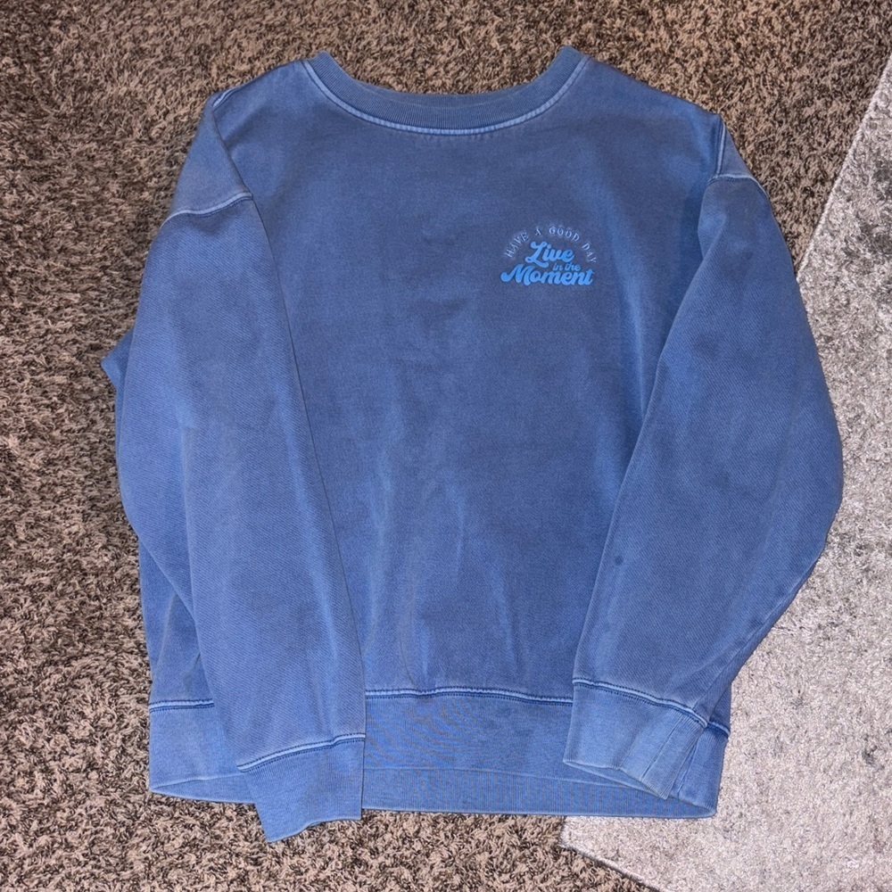 Aeropostale Women’s Classic Blue Crewneck Sweatshirt